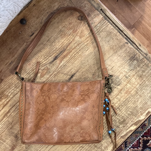 The Sak Vintage Embossed Leather Handbag - Picture 4 of 13